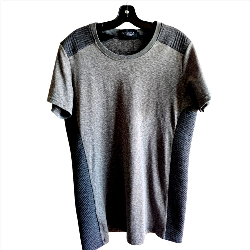 Thermal Tee Shirt with contrast sides